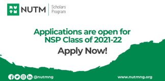 Nigerian University of Technology and Management (NUTM) Scholars Program 2021-2022