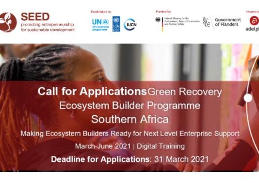 SEED Green Recovery Ecosystem Builder Programme Southern Africa 2021