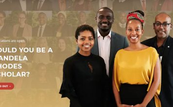 Mandela Rhodes Scholarship 2022 for Young Africans (Fully-funded)
