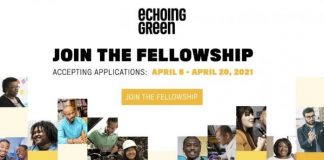 Echoing Green Fellowship 2021 for emerging Social Entrepreneurs