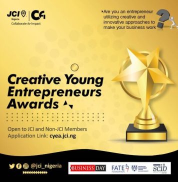 The Junior Chamber International (JCI) Nigeria Creative Young Entrepreneurs Award (CYEA) 2021