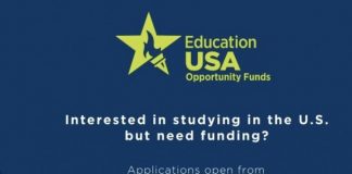 US Embassy EducationUSA Opportunity Funds Program (OFP) 2021/2022 for young Nigerians.
