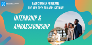 Fatima Al-Fihri Open University (FAOU) Internship Program – Summer 2021