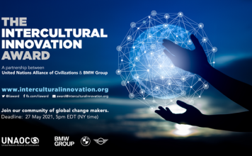 UNAOC/BMW Group Intercultural Innovation Award 2021 (Up to $200,000)