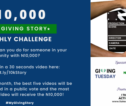 GivingTuesday Nigeria #MyGivingStory Challenge 2021 (N10,000 prize)