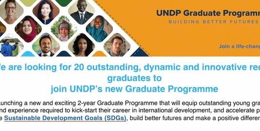 UNDP Graduate Programme 2021 for outstanding young graduates (Fully Funded)
