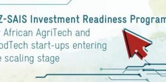 The GIZ-SAIS Investment Readiness Programme 2022 for Agtech Start-ups in Africa.