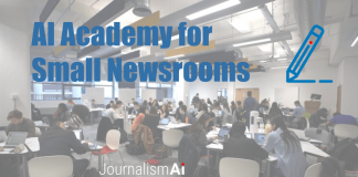 London School of Economics and Political Science (LSE) AI Academy for Small Newsrooms 2021