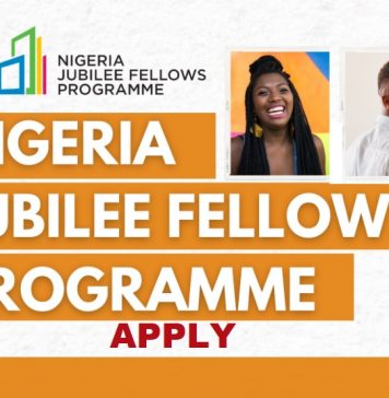 Nigeria Jubilee Fellows Program 2021 for Young Graduates (Stipend available)