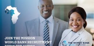 World Bank Group Recruitment Drive 2022 for Africa