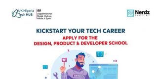 UK-Nigeria Tech Hub/NerdzFactory Design, Product & Developer School Program 2021 for young Nigerian creatives (100% tuition scholarship)