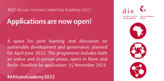 BMZ African-German Leadership Academy 2022 for Early to Mid-career Professionals