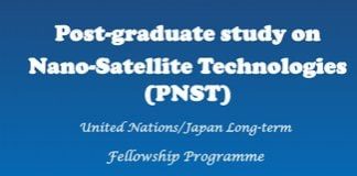 United Nations Office for Outer Space Affairs (UNOSA)/Japan Long-term Fellowship Programme 2022 on Nano-Satellite Technologies for nationals of developing countries. (Fully Funded to