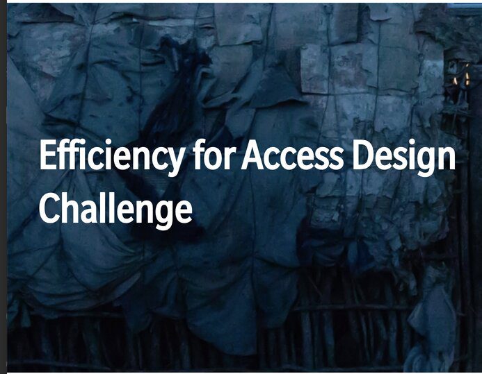 The Efficiency for Access Design Challenge 2021/2022 for University Students