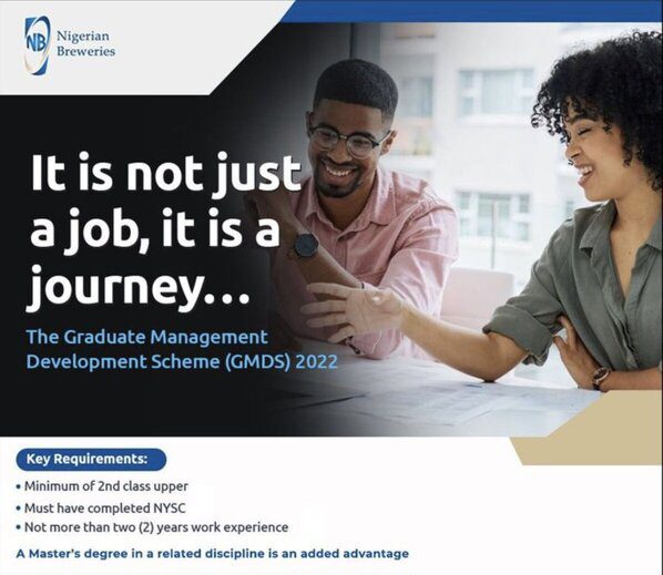 Nigerian Breweries Graduate Management Development Scheme 2022 for