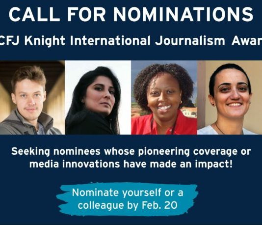 ICFJ Knight International Journalism Awards 2022 (Up to $10,000)
