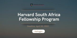 Harvard South Africa Fellowship Program 2023/2024 for mid-career professionals (Fully Funded to study in Harvard, USA)