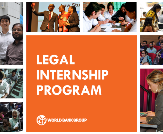 World Bank Legal Vice Presidency (LEG VPU) Internship Program – Fall 2022