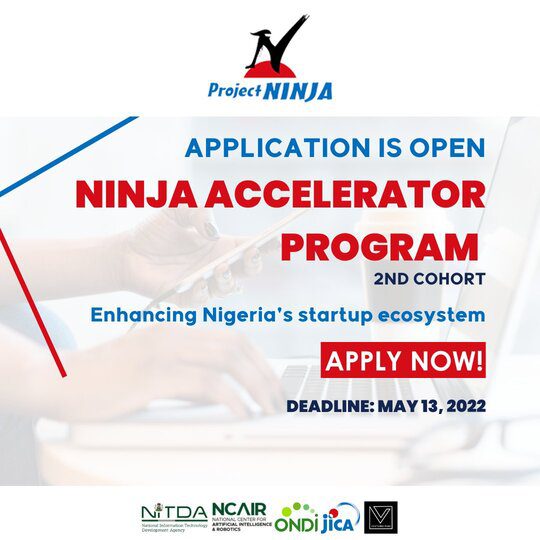 Japan International Cooperation Agency (JICA) NINJA Acceleration Program 2022 for Nigerian tech Entrepreneurs