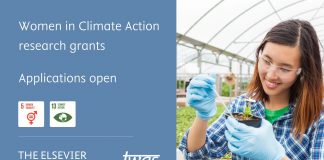 TWAS-Elsevier Foundation Project Grants for Gender Equity and Climate Action 2022 (up to $25,000)
