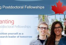 Government of Canada Banting Postdoctoral Fellowship Program 2022/2023 (up to $70,000)